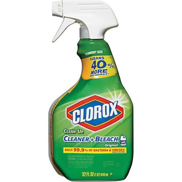 Clorox Clorox CLO31221 32 oz Clean-Up Cleaner Plus Bleach Spray; Original Scent; Multi Color CLO31221